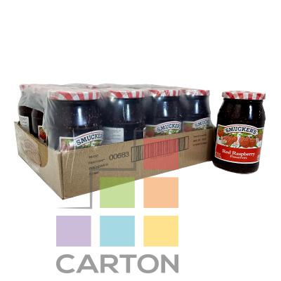 SMUCKERS RED RASBERRY JAM -12*510GM